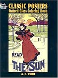 Classic Posters Stained Glass Coloring Book (Dover Pictorial Archives)