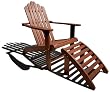 Strathwood Talbot Hardwood Adirondack Chair and Ottoman
