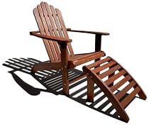 Strathwood Talbot Hardwood Adirondack Chair and Ottoman