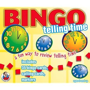 Telling Time Bingo (Math Bingo) by Carson-Dellosa Publishing