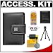 Nikon Coolpix 9412 Leather Carrying Case + Accessory Kit for S50, S50c, S51c, S52, S52c, S60, S200, S210, S500, S510, S520, S550, S600 & S700 Digital Cameras