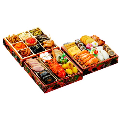 伊勢の特製海老入り　三段重　和風おせち　板前魂の伊勢【2013年おせち料理ご予約券】