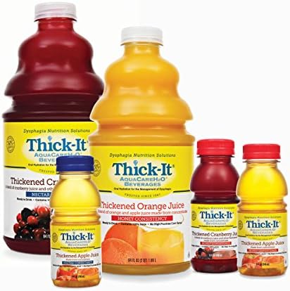 Thick-It AquaCareH20 Pre-Thickened Juice (JUICE, APPLE, THICKENED LIKE HONEY, 24X8OZ) 24 Each / Case