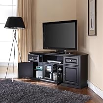 Big Sale Crosley Furniture 60 Inch Corner TV Stand in Black