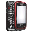 Lg Xenon Gr500 Red Unlocked Phone With Qwerty Keyboard, 2mp Camera, Gps And