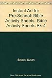 Instant art for pre-school Bible activity sheets