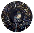 iittala Taika 4-1/2-Inch Espresso Saucer, Blue with Design