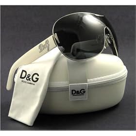 D&G DOLCE&GABBANA SUNGLASSES D&G 6022B 6022-B WHITE 062 87