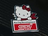 Subaru STI Hello Kitty JDM Emblem Badge