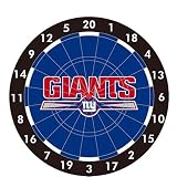 NFL New York Giants 12-Inch Paper Dart Board With Darts