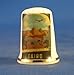 Porcelain China Collectable Thimble - Travel Poster Series Cairo -- Free Gift Box
