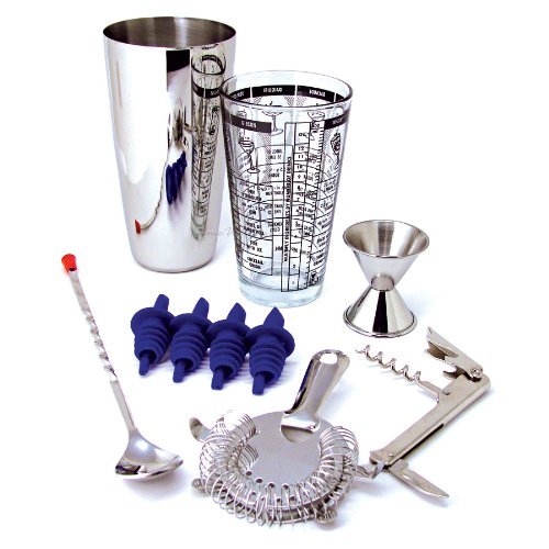 Bar Set Professional Boston Shaker Home Cocktail Drinks Bar & Accessories New eBay