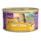 Halo Spot's Stew for Cats, Wholesome Turkey Recipe, 3oz/12cans