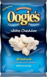 Oogie's Gourmet Popcorn, White Cheddar, 5-Ounce Bags (Pack of 15)