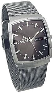 Skagen Slimline Mesh Titanium Square Mens Watch 396LTTM