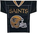 NFL New Orleans Saints Jersey Banner (34-by-30-Inch/2-Sided)