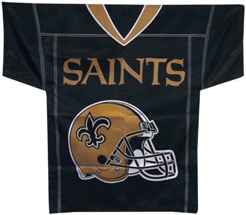 NFL New Orleans Saints Jersey Banner (34-by-30-Inch/2-Sided)
