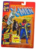 Marvel Comics Year 1993 The Original Mutant Super Heroes Series The Uncanny X-Men 5 Inch Tall Action Figure - BISHOP with Quick Draw Weapon Release and 2 Rifles Plus Official Marvel Universe Trading CardIMAGE