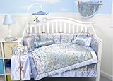 Blue Silky Dragonfly Baby Crib Nursery Bedding Set 10 Pieces