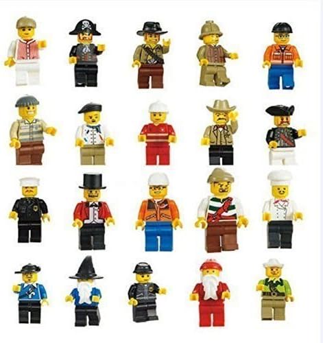 Generic Men People Minifigures Toy (Lot of 20)