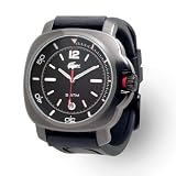 Lacoste - 2010417 - Montre Homme - Quartz Analogique - Bracelet en Caoutchouc Noir