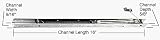 16 Window Channel Balance; Stamped Number 1520 or 15B