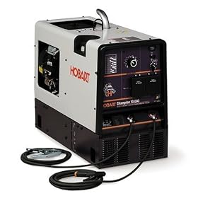Hobart 500434 Champion 10,000 All-in-One 10,000-Watt AC Generator and DC Welder with Kohler Engine