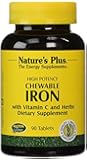 Nature's Plus - Chewable Iron W/ Vit C, 90 chewable tablets