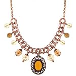 Honey Temptation Amber Hues Statement Necklace