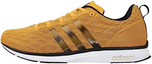 Adidas Men's Adizero Feather 4 M, GOLD/BLACK/WHITE, 9.5 M US