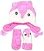The Children's Place Baby-Girls' Animal Hat Scarf & Mitten Set