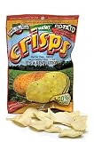 Brothers All Natural Potato Crisps - 100% Fat Free - 10 Bags with a Hint of Sea Salt - 6 Bags with Fresh Onion and Fresh Garlic - 6.77 Oz