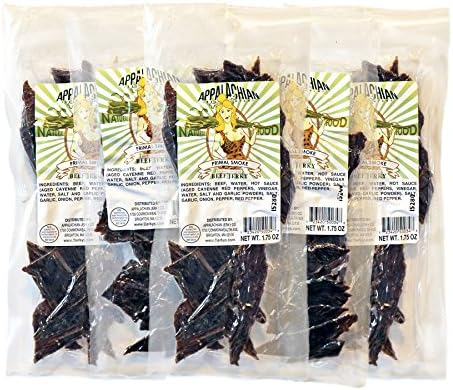Appalachian Premium Beef Jerky - Primal Smoke 5-pack, 8.75 oz