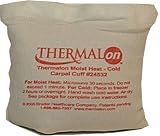 Thermalon Microwave Activated Moist Heat-Cold Carpal Cuff for Wrist, Hand, 4" X 4.5" (Pack of 2)