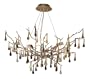 Elk 1721/6 6-Light Chandelier In Silver Leaf