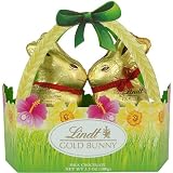 Lindt Swiss Milk Chocolate Gold Bunny Easter Basket