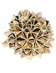 House of Harlow 1960 Gold Crater Cocktail Ring