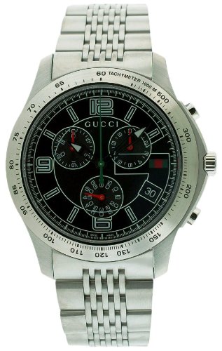 Gucci Stainless Steel Chronograph Mens Watch YA126205