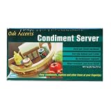Camco 43491 RV Oak Accents Condiment Server by Camco