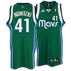 adidas Green Swingman #41 Dallas Mavericks Jersey