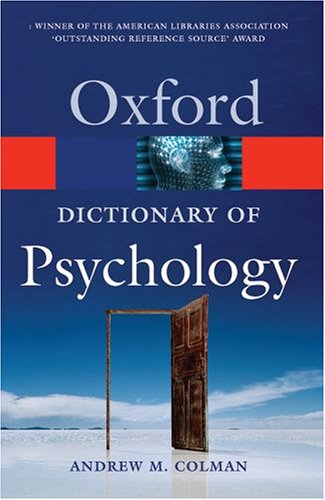 Childrens Toyshop  Books : A Dictionary of Psychology (Oxford Paperback Reference)