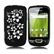 AIO Noir �tui en Silicone Housse Coque pour Samsung Galaxy Mini S5570 + Film
