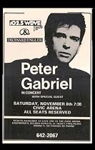 Peter Gabriel (Concert Sheet) Music Poster Print - 11" X 17"