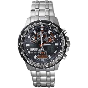 Citizen Eco Drive - JY0020-64E - Montre Homme - Quartz Analogique et Digitale - Multifonction - Chronographe - Alarme - Etanche 20 ATM - Bracelet Acier