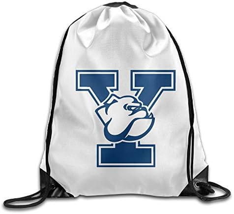 Custom Yale Bulldogs Logo Funniest Drawstring Bags White