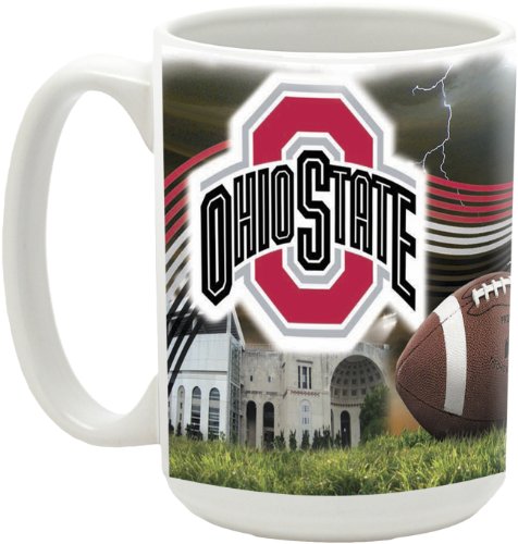 NCAA Ohio State University 15-Ounce Stadium Series Ceramic Mug