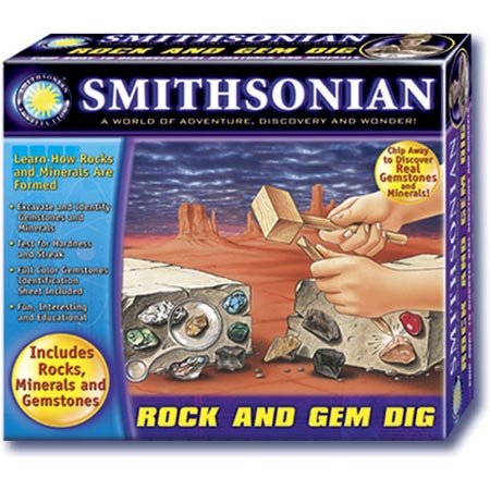 Childrens Toyshop  Toys : Smithsonian Rock & Gem Dig