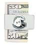 NFL Sculpted & Enameled Pewter Moneyclip - San Diego Chargers