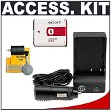 Sony NP-FG1/NP-BG1 Lithium Ion G Type Rechargeable Battery and Mini Battery Charger for DSC-N1, DSC-N2, DSC-W100, DSC-W30, DSC-W50 & DSC-W70 CyberShot Digital Cameras