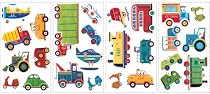RoomMates RMK1132SCS Transportation Peel & Stick Appliques